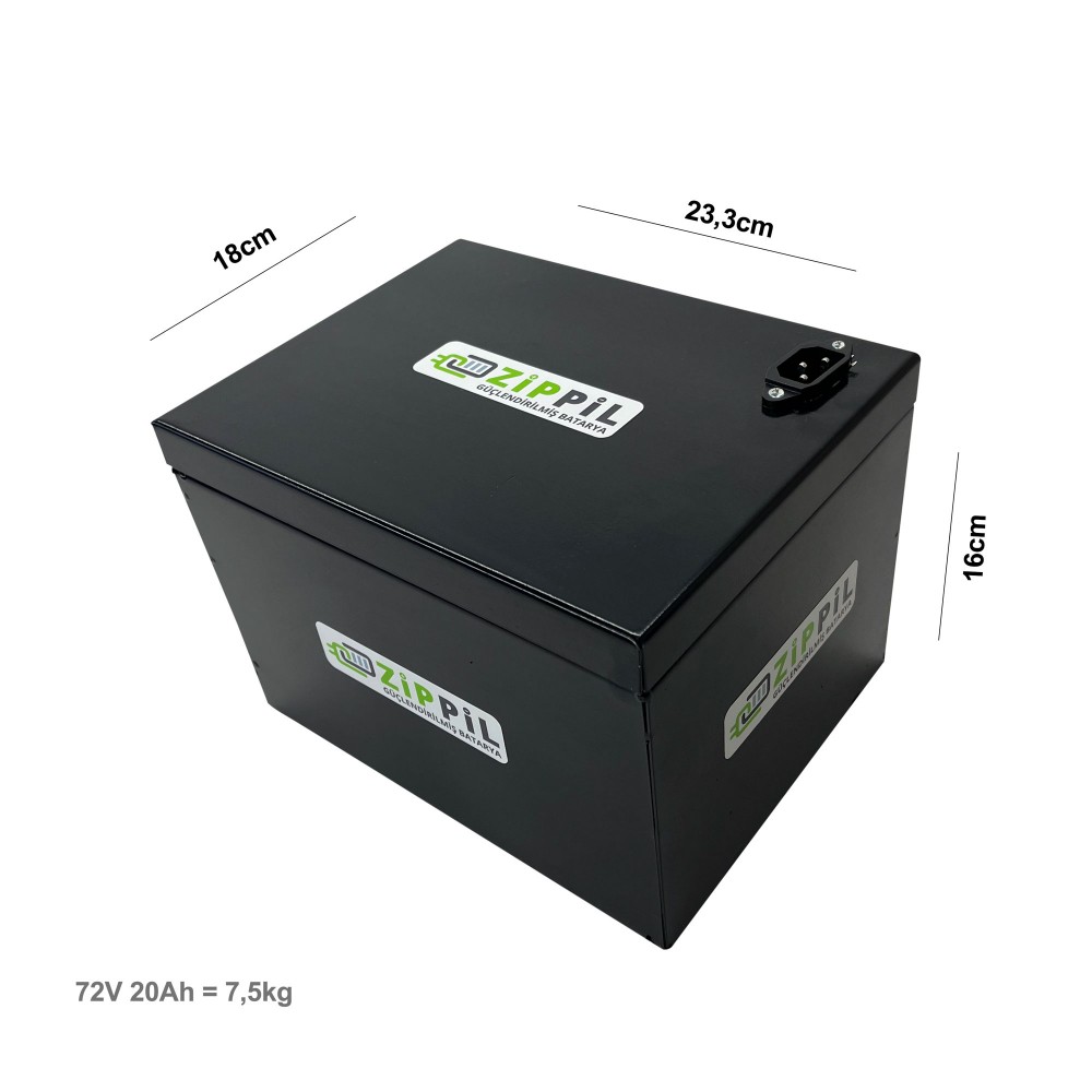 Arora ZR5 Lityum Akü 72V 25AH